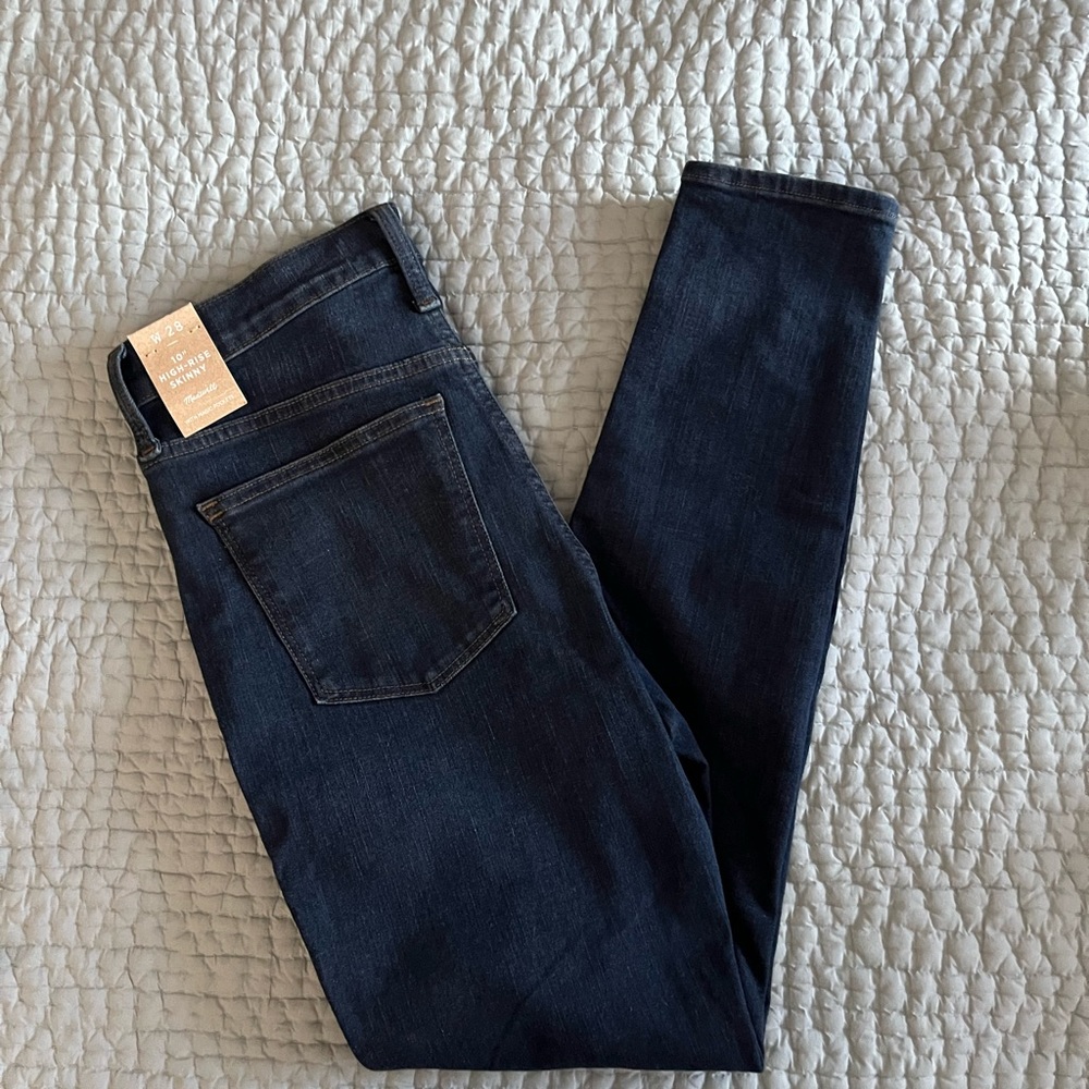 COPY - Madewell 10 inch high rise skinny size 28
